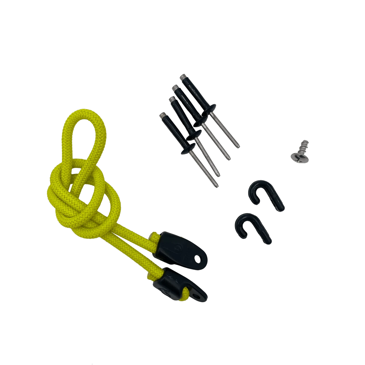 Pelican Yellow Green 24" (61 Cm) Multi-Purpose Bungee Cords 3 Pelican Yellow Green 24" (61 Cm) Multi-Purpose Bungee Cords